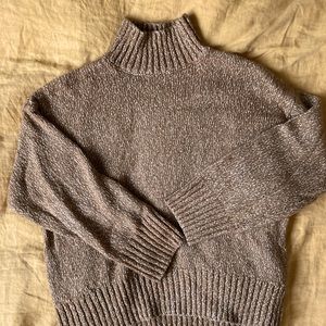 Gold and Chunky H&M Turtleneck Sweater